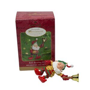 VTG Hallmark Keepsake Ornament‎ Collectors 2000 BellBearing Elf Christmas 2.6"